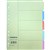 INITIATIVE DIVIDERS MANILLA 5 TAB A4 PASTEL COLOURS